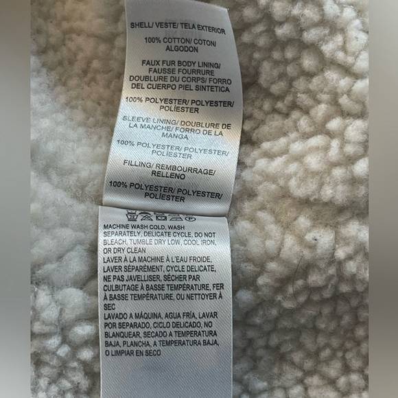 Lucky Brand Sherpa-Lined Plaid Flannel Jacket - Blue and Gray, Size Men’s Large - Picture 11 of 15